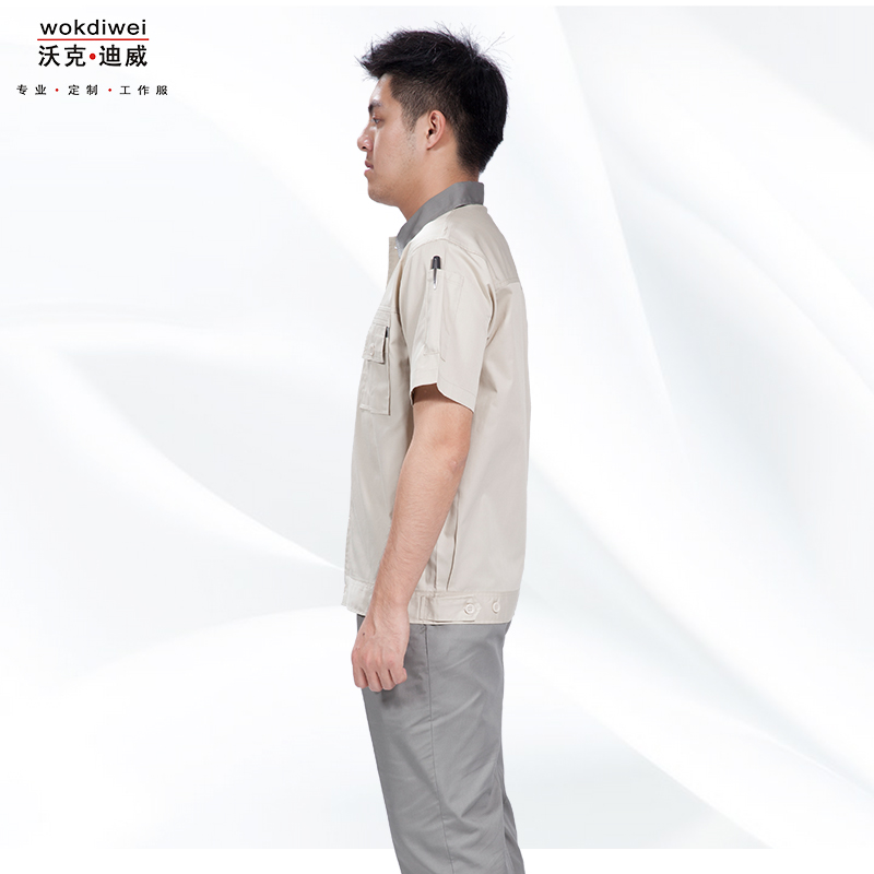 上海夏季短袖工作服批發(fā)廠家1317-8