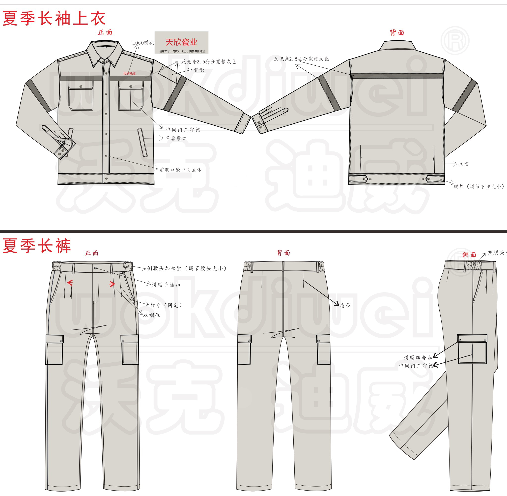 在定做工作服時款式設(shè)計要注意什么細(xì)節(jié)